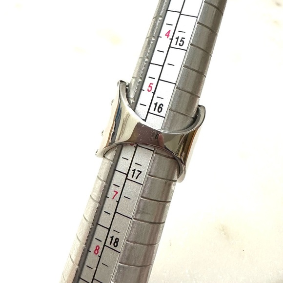 Sleeping Beauty Turquoise White Zircon 2.05ct Rhodium Over Sterling Silver Ring - Picture 10 of 16